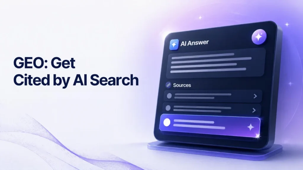 Generative Engine Optimisation (GEO) in 2026: How to Get Cited by AI
